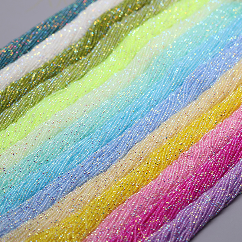 2mm (2 strand 370pcs) Color Cr - Glass Seed Beads 2Mm Jewelry Making 评论和价格