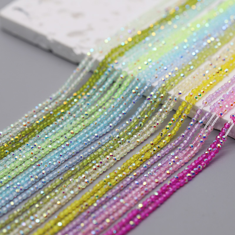 2mm (2 strand 370pcs) Color Cr - Glass Seed Beads 2Mm Jewelry Making 评论和价格