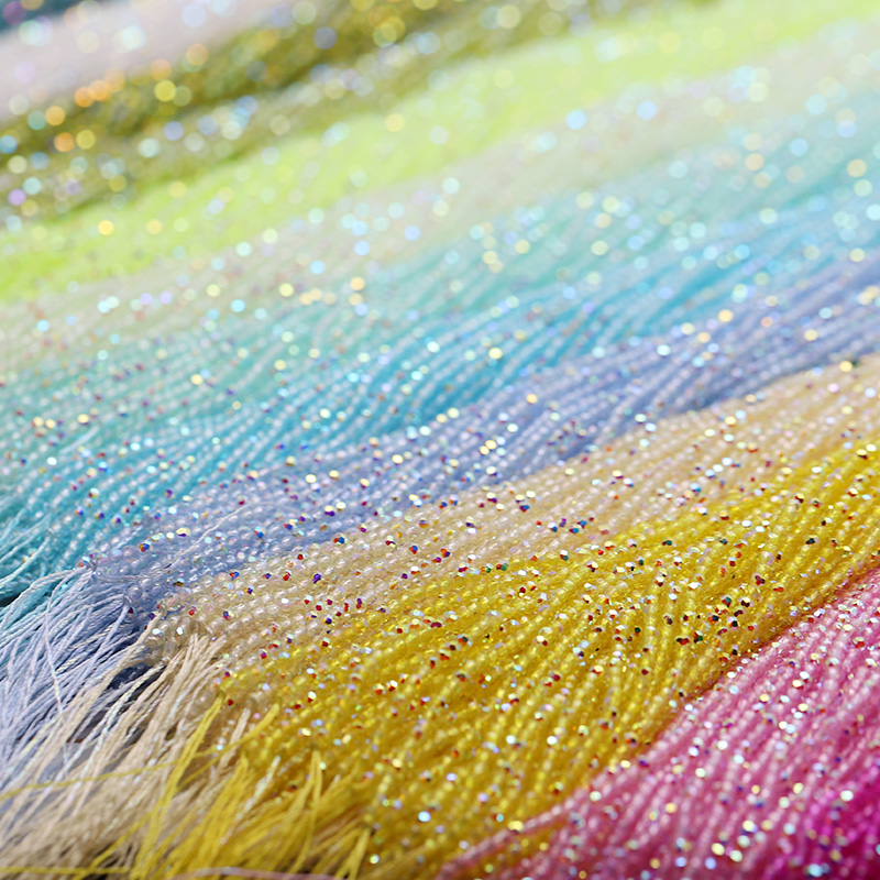 2mm (2 strand 370pcs) Color Cr - Glass Seed Beads 2Mm Jewelry Making 评论和价格