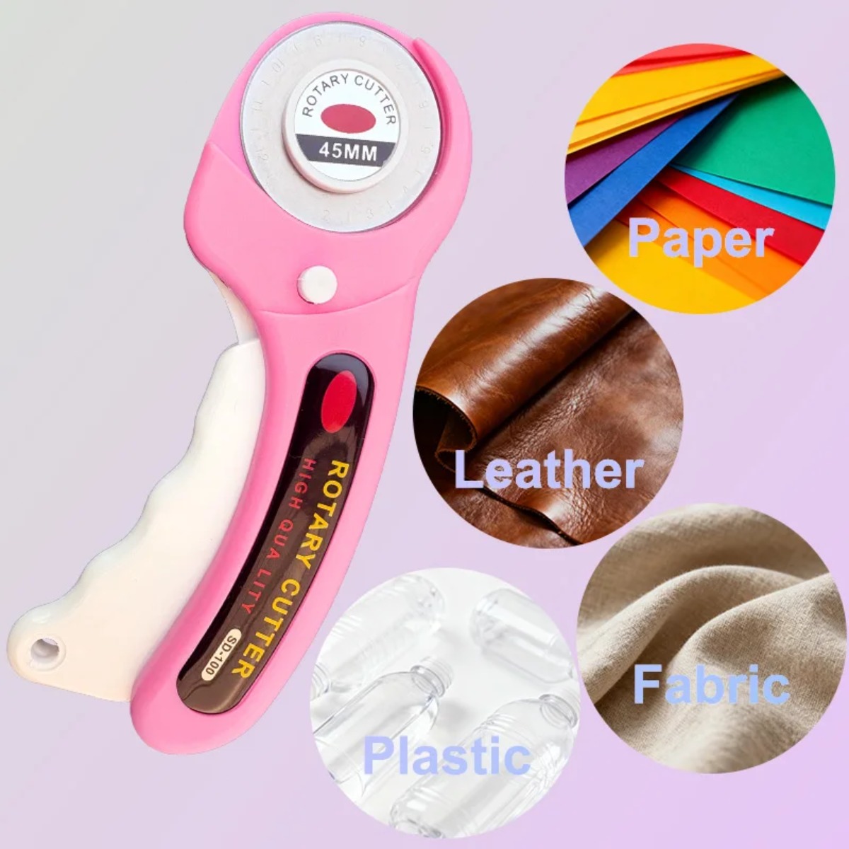 45mm Pink Patchwork Rotary Cut - Rotary Cutter For Fabric 45Mm 评论和价格