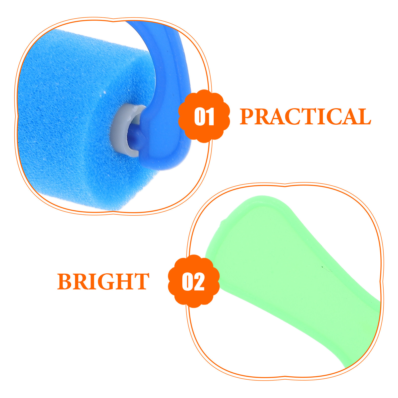 4Pcs Wide Handle Sponge Roller - Painting Supplies 评论和价格