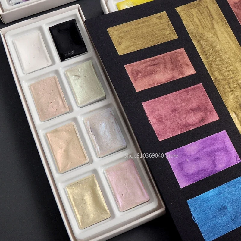2024 New White Night Master So - Watercolor Paint Set Solid Pigment 评论和价格