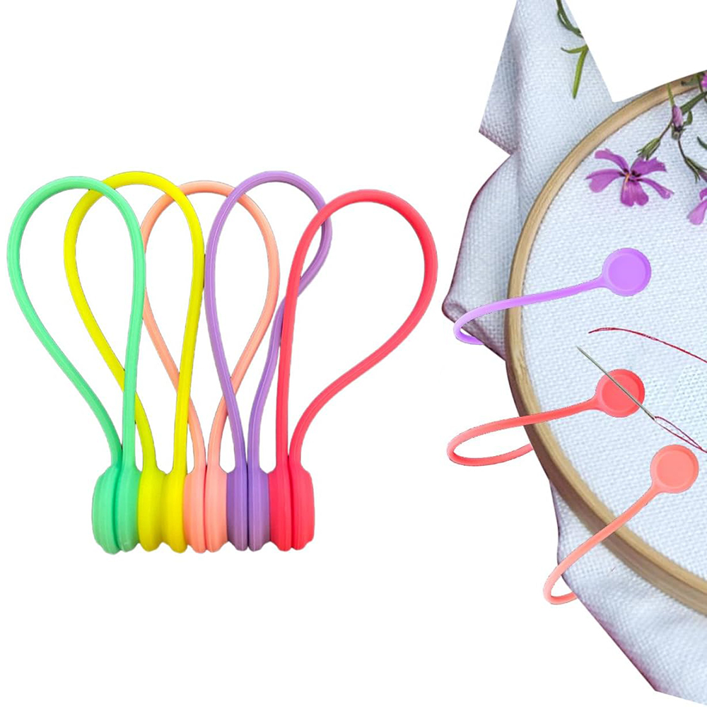 10Pcs Magnetic Fabric Clips fo - Cotton Embroidery Thread Skeins 评论和价格