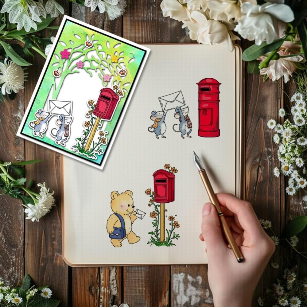 Cartoon Animals Clear Stamps H - Scrapbooking 评论和价格