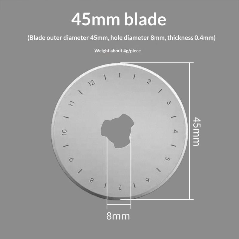 5/10PCS 45mm Rotary Cutter Sha - Rotary Cutter For Fabric 45Mm 评论和价格