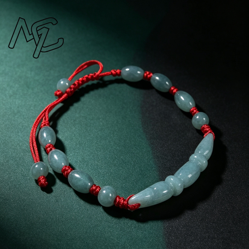 Natural Blue water Jade Burma  - Beading 评论和价格