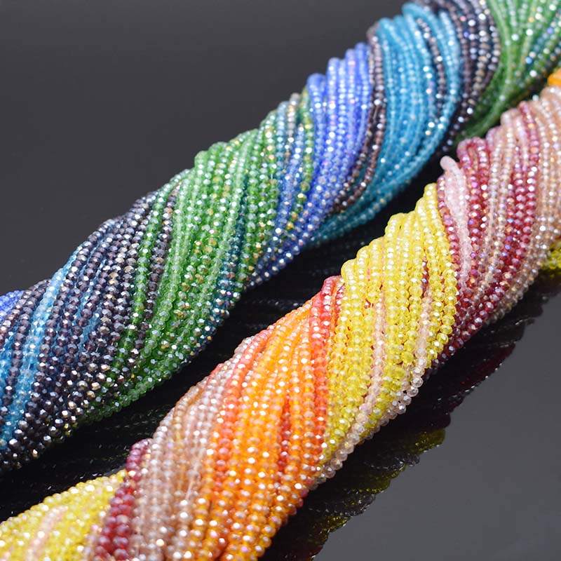 Plating AB Color Transparent S - Glass Seed Beads 2Mm Jewelry Making 评论和价格