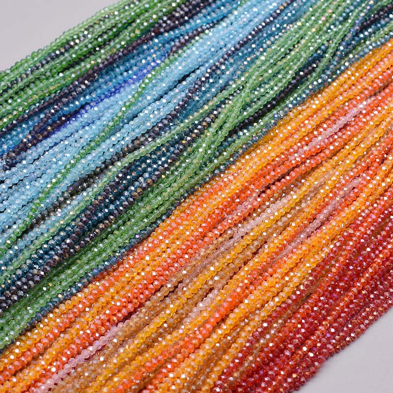 Plating AB Color Transparent S - Glass Seed Beads 2Mm Jewelry Making 评论和价格