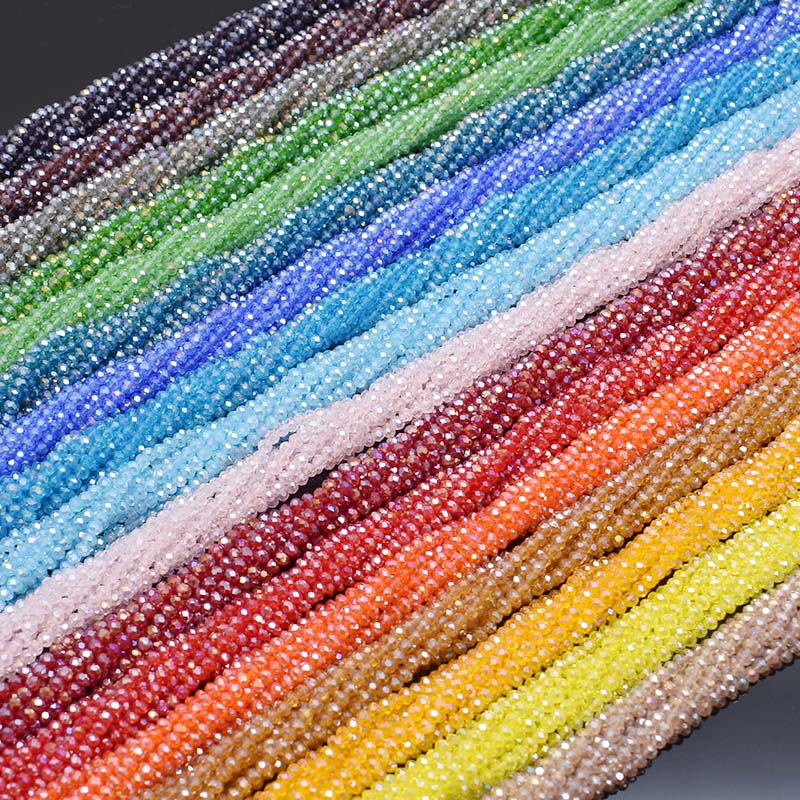 Plating AB Color Transparent S - Glass Seed Beads 2Mm Jewelry Making 评论和价格